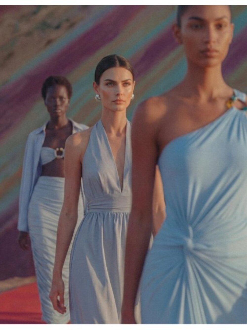 Baobab agustina maxi dress light blue - Picture 5 of 8